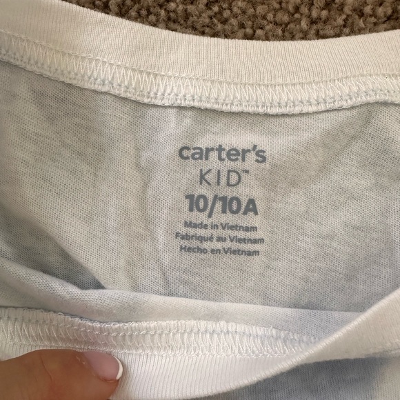 Carter's blue tie dye long sleeve shirt sz10 - Picture 2 of 8